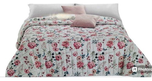 Trapunta shabby peonia flary - trapunta, peonia-flary