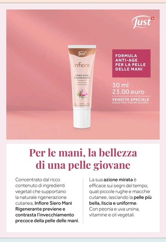 Just infiore siero - siero, mani