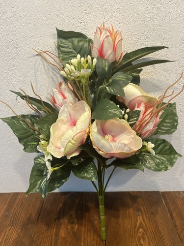 Bouquet peonia artificiali - bouquet,
